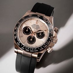 Rolex  Cosmograph Daytona 40mm Black Ceramic Bezel Index Dial Osyterflex 116515LN