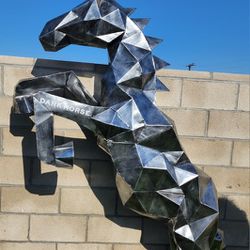 Metal Horse Statue Aluminum 