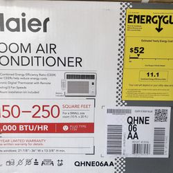 🥶 6000 BTU Window Air Conditioner AC Sealed