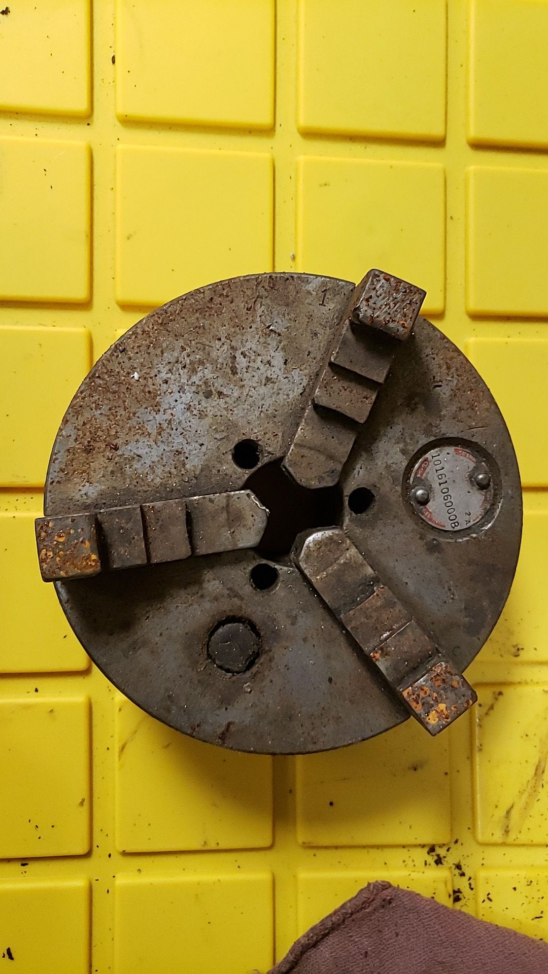 Cushman Chuck Co. 3 jaw 6" lathe chuck 6 bolt Soutbend