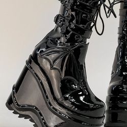 Gothic platform boots