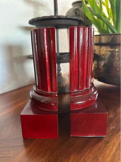 Vintage Contemporary Carved Bookends
