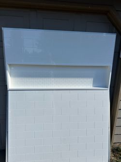 Bootz back shower wall only