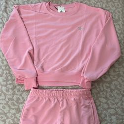 Alo 🌸💗🌸 Cropped Crewneck and Shorts Set $65 **READ DESCRIPTION**
