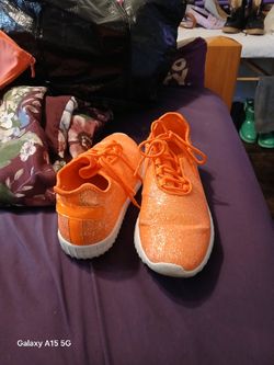 Skittles Orange 🍊 Size 9 Tennis Shoes