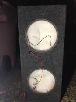 JL Audio dual 10” subwoofer box
