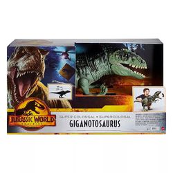 Mattel Jurassic World Dominion Super Colossal Giganotosaurus Dinosaur 