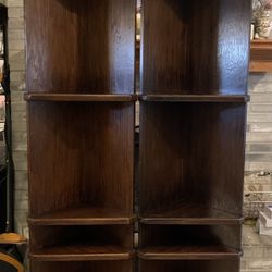 Wood Corner Shelves