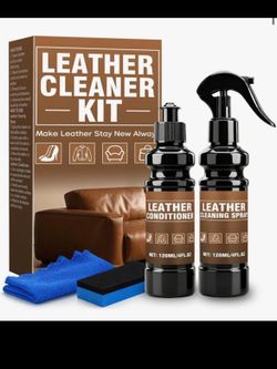 Leather cleaning kit