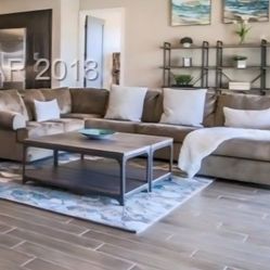 Large Microfiber Sectional + DELIVERY