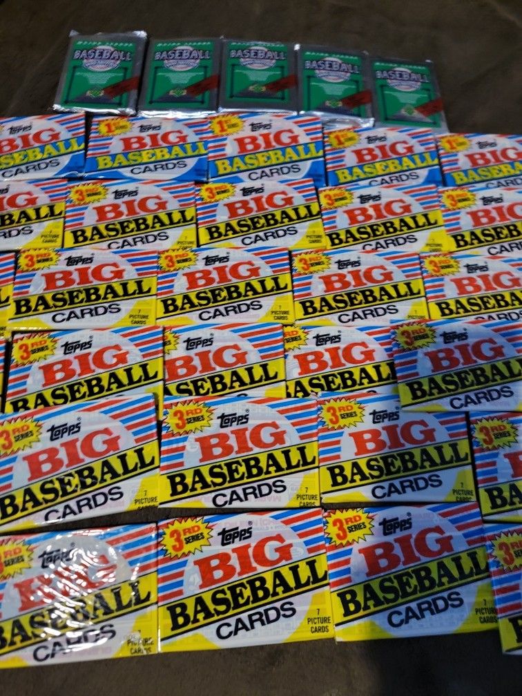 35yrold Factory Sealed Topps Baseball Cards
