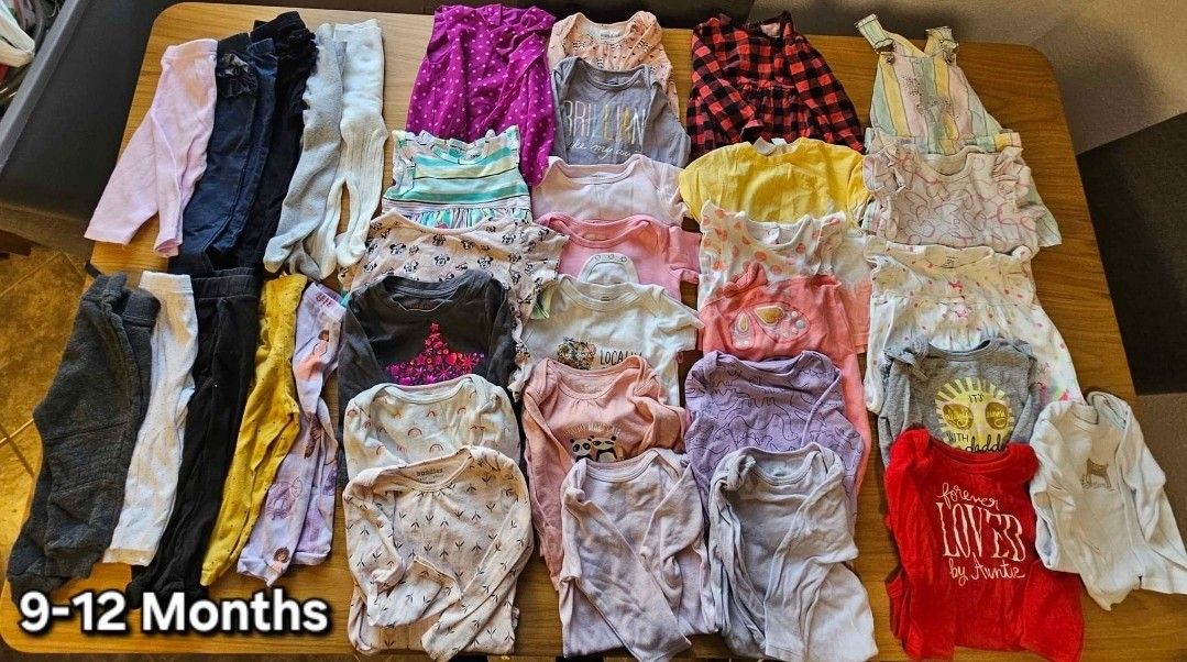 GIRLS BUNDLE, 9-12 MONTHS