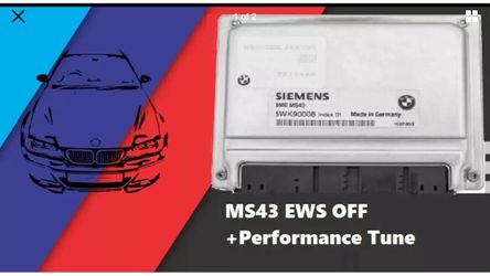 01-03 BMW E46 325i E39 525I DME MS43 ECU No EWS + 10hp Tune (IMMO Delete)