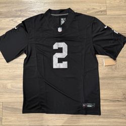 Men’s Raiders Ashton Jeanty Black Stitched Jersey, S To 3Xl 