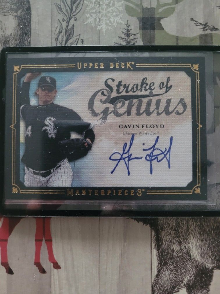 08 UD Masterpieces SG Gavin Floyd AUTO!