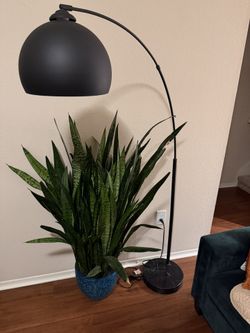 Floor Lamp with Solid Marble Base