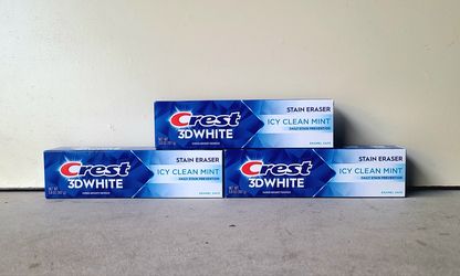 Crest 3D White stain erase toothpaste