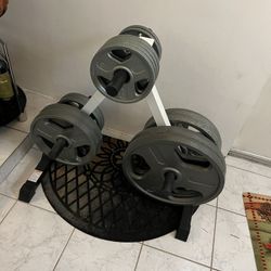 300lb Weight Set With Extras
