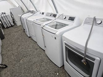 Selection of washer and dryer set topload from.350.00