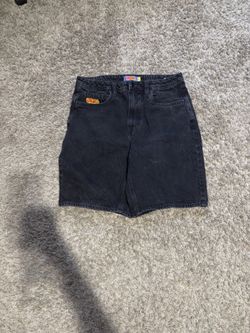 size 34 waist black jorts empyre
