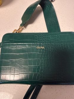 CALPAK faux croc crossbody/clutch style bag