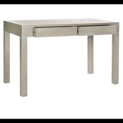 Large Safavieh Carmella Grey Desk with drawers