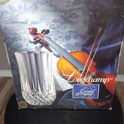 Longchamp Crystal d'Arqued Beverage Glasses 