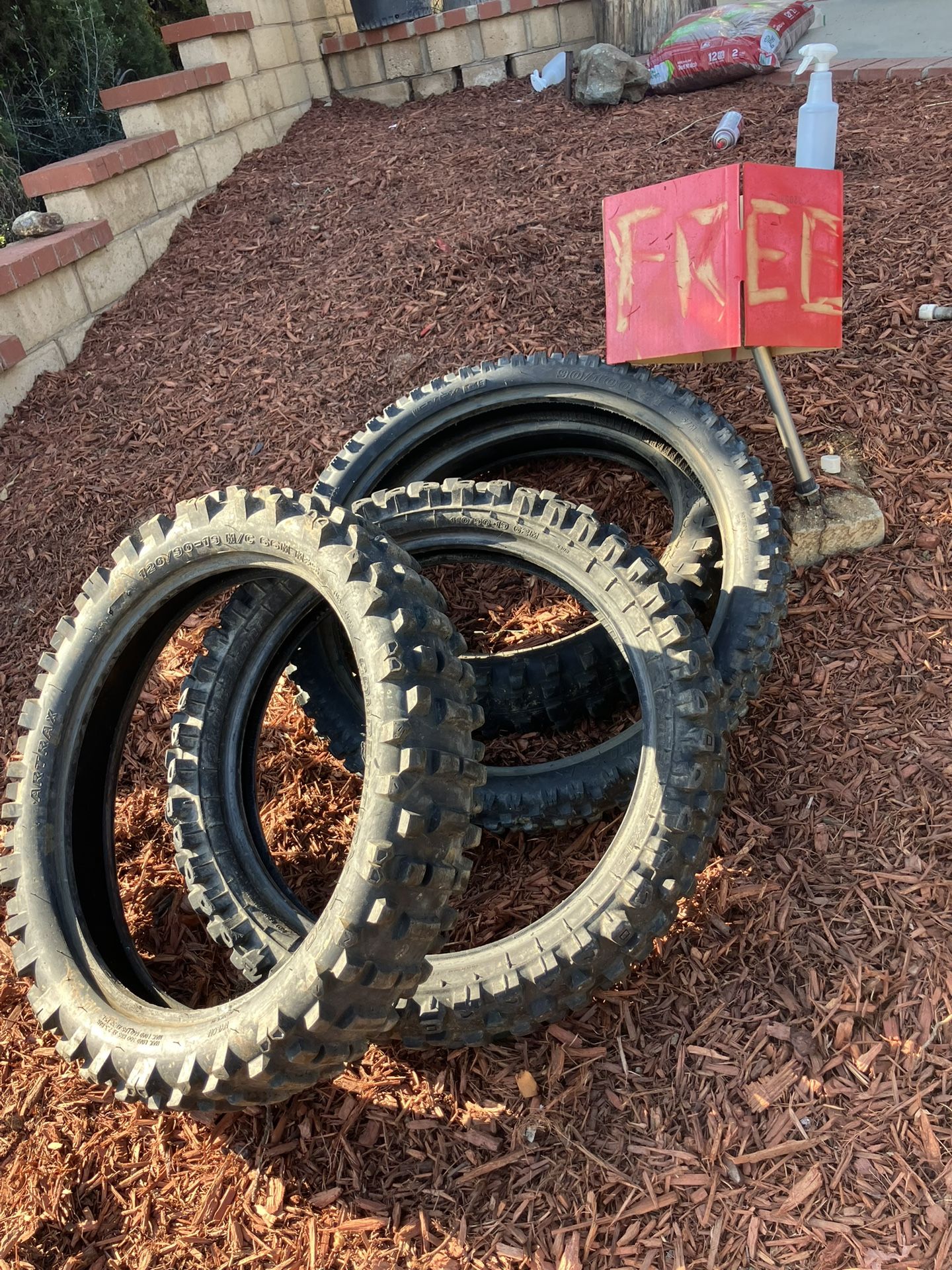 Motorcycle Used Tires . All 4 $1