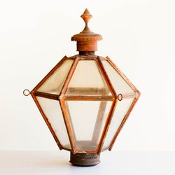 Large Antique Indian Street Lantern