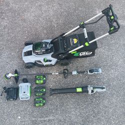 EGO LM2100SP 31in Self Propelled Lawnmower- Leaf Blower-Line Trimmer 3bats 2chag Almost New Condition. For Pick Up Fremont Seattle. No Low Ball/Trades