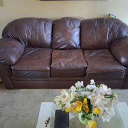 Leather Sofa 