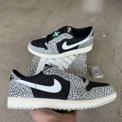 Nike Air Jordan 1  Low OG -Black Cement - M 11