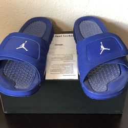 Royal blue hotsell jordan slides