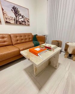 Travertine Coffee Table