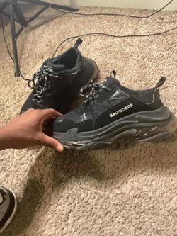 black balenciaga triple xl size 44