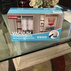 Vacuum Storage Bags With Electric Pump