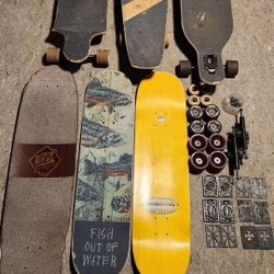 Longboards And Skateboards