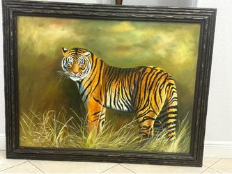 Tiger painting