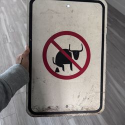 Metal No Bull Shit Sign 