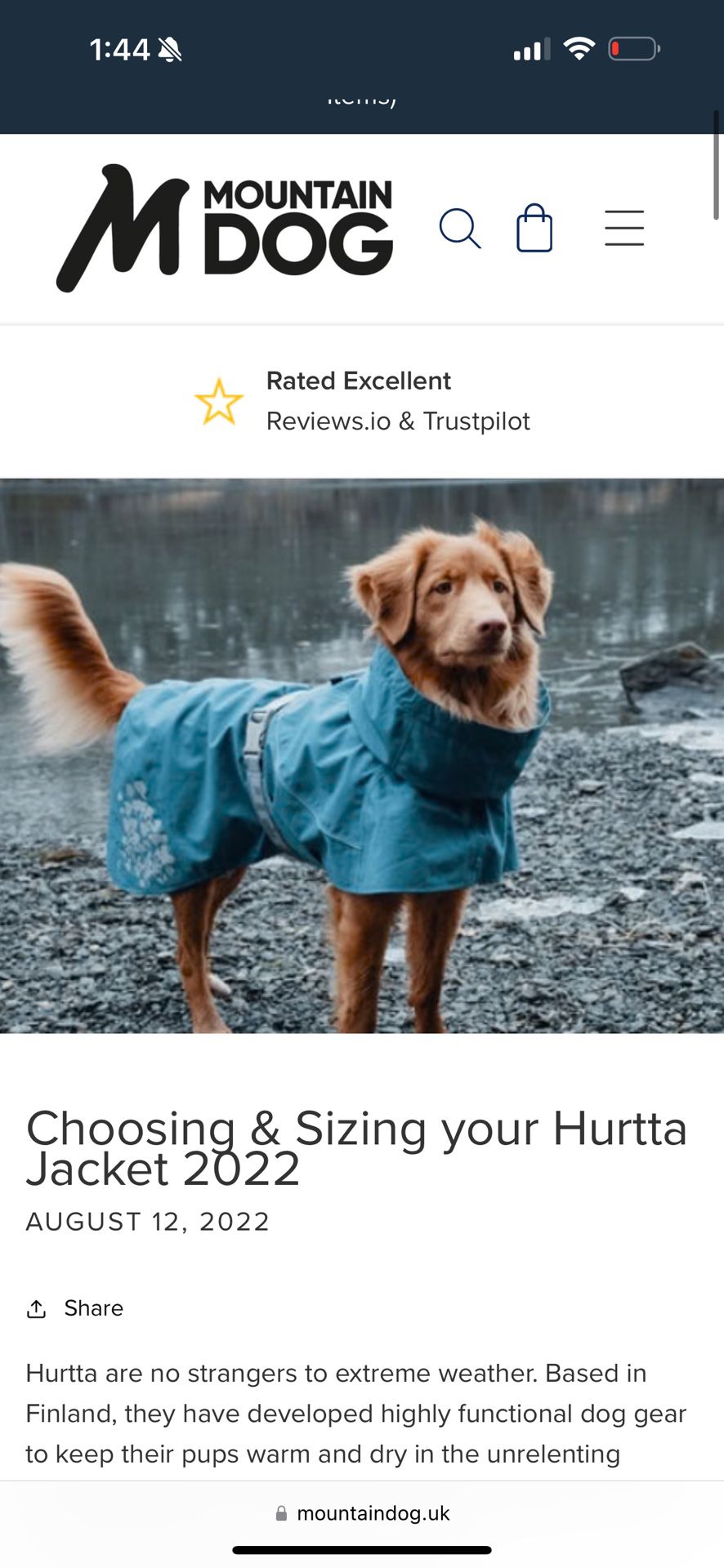 NEW LARGE dog Rain Hiking Jacket Dog Clothes Outdoors
