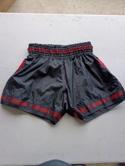 Venum Muay Thai Shorts Black and Red