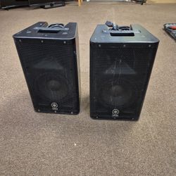 Pair Of Yamaha DXR8 Self Powered Speakers