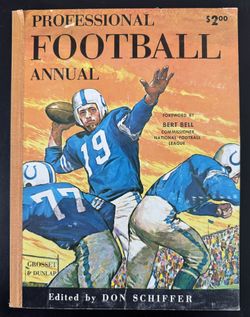 1959 Professional NFL Football Annual (Yearbook Style)