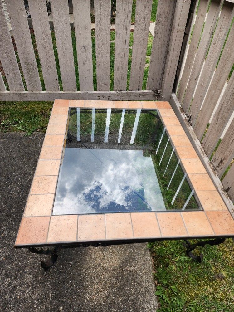 Beautiful, Heavy In Door Or Out Door Coffee Table