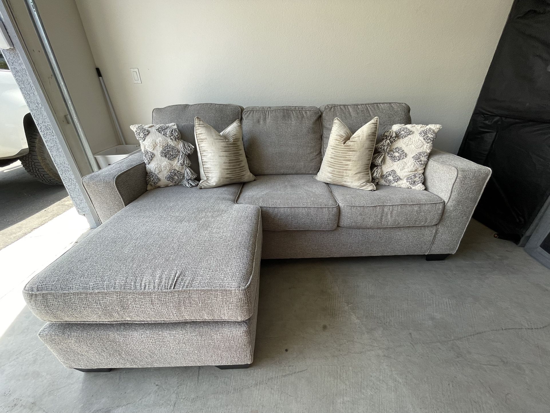 Free Delivery Sectional Sofa Couch ( Reversable Chaise )