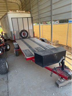 Custom dirt bike trailer