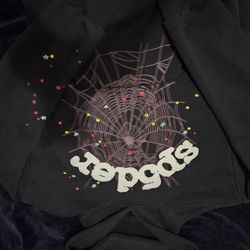 Mens Black S5pder Hoodie