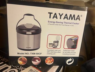 Tayama TXM-50CF Thermal Cooker (New in Box)