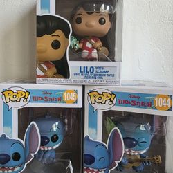 Funko Pop Disney Lilo & Stitch Set 