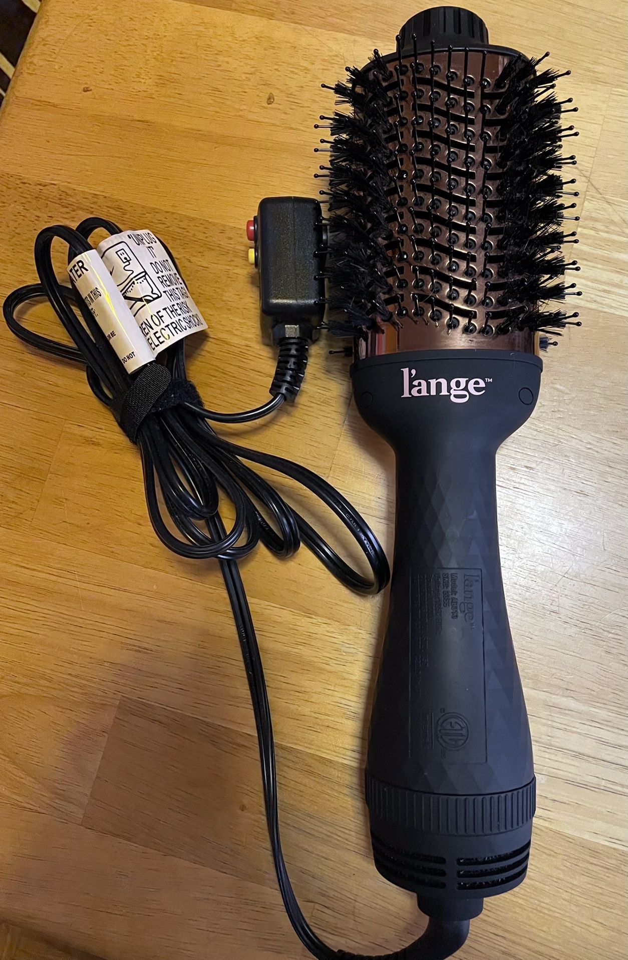 L’ange Pro Brush Hair Straightener And Dryer